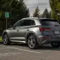 2021 Audi Q5 55 TFSI e parked and plugged in rear