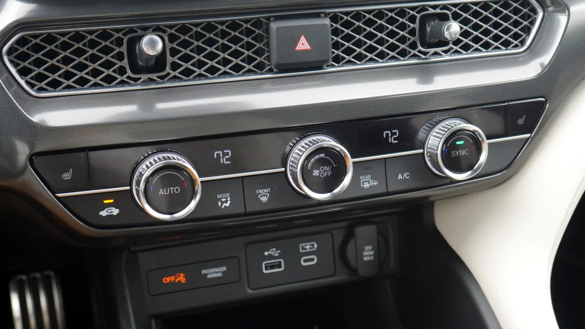 2024 Acura Integra Type S climate controls