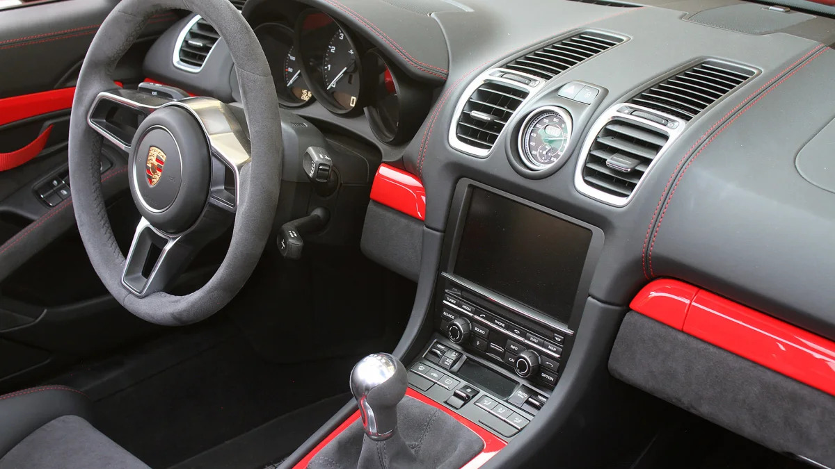 2016 Porsche Boxster Spyder interior