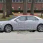 lincoln continental exterior spy shot side