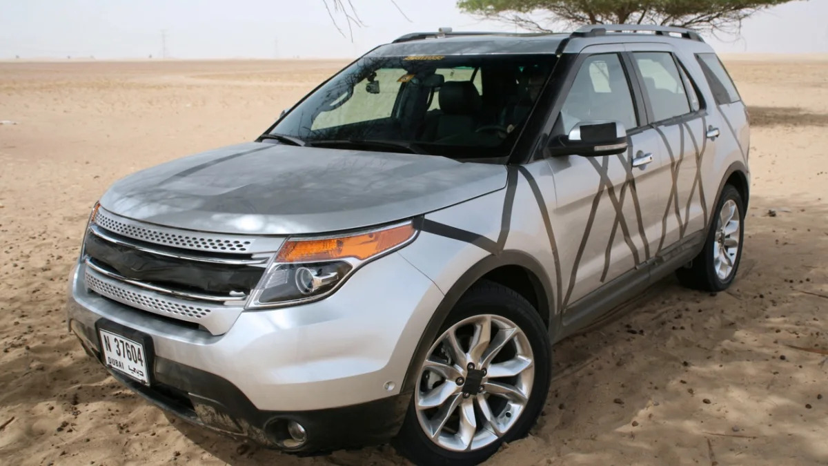 2011 Ford Explorer being tested in Middle East