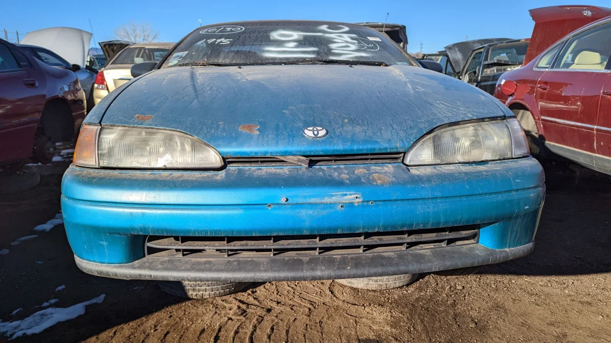 22 - 1995 Toyota Paseo in Colorado junkyard - photo by Murilee Martin