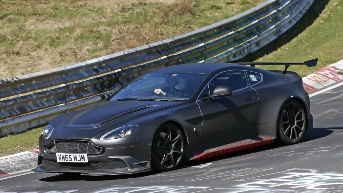 Aston Martin Vantage GT8 spied