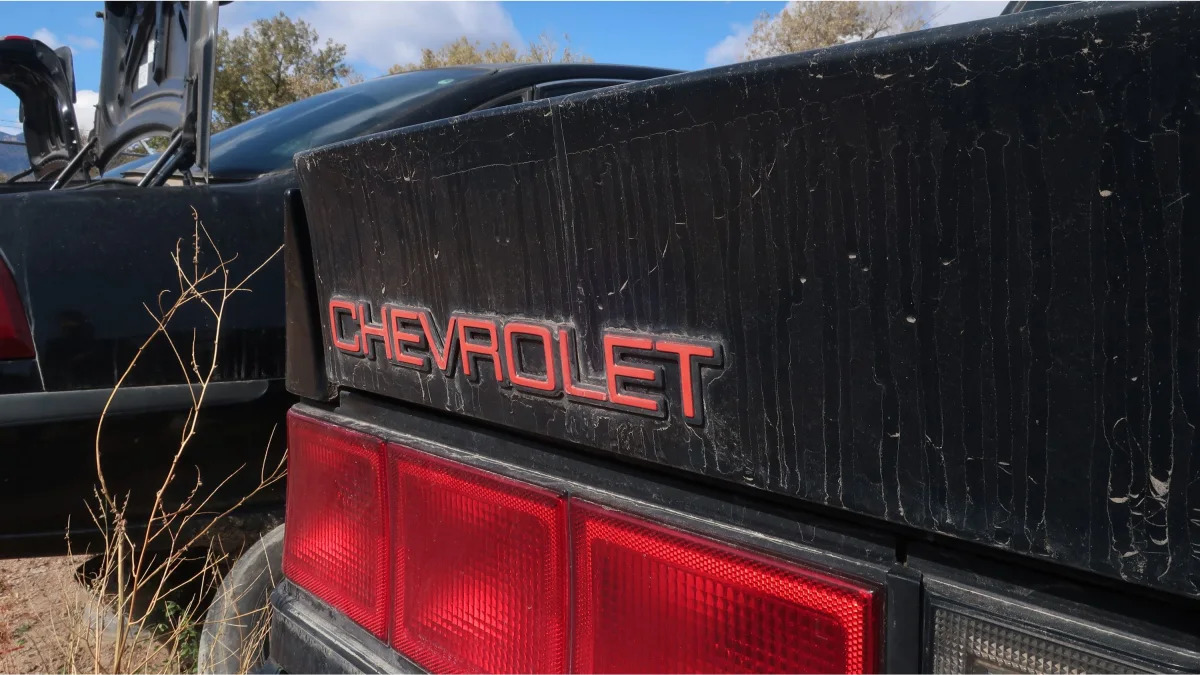 47 - 1986 Chevrolet Celebrity Eurosport in Colorado junkyard - photo by Murilee Martin