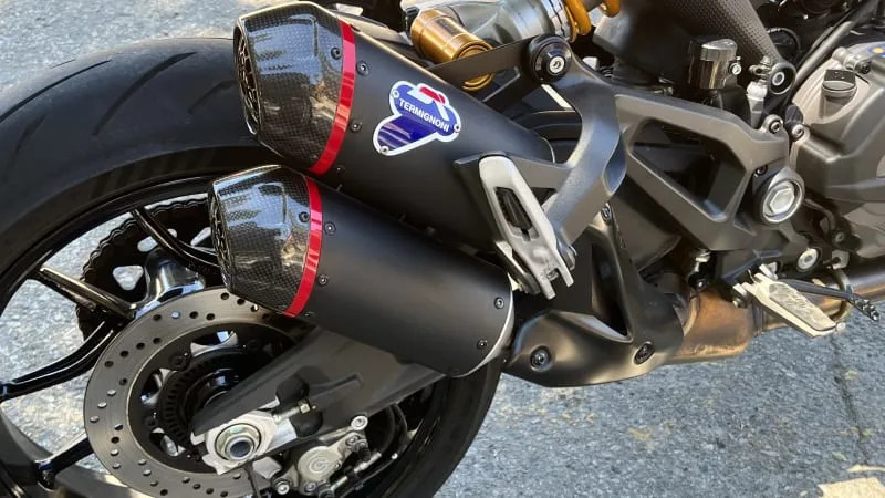 Ducati Monster SP right rear detail