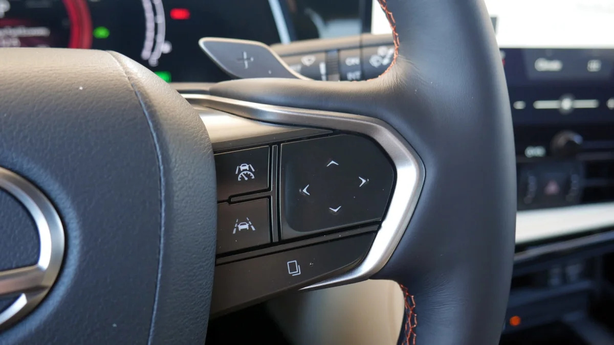 2022 Lexus NX 350h steering wheel right controls