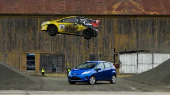 Tanner Foust Ford Fiesta jump