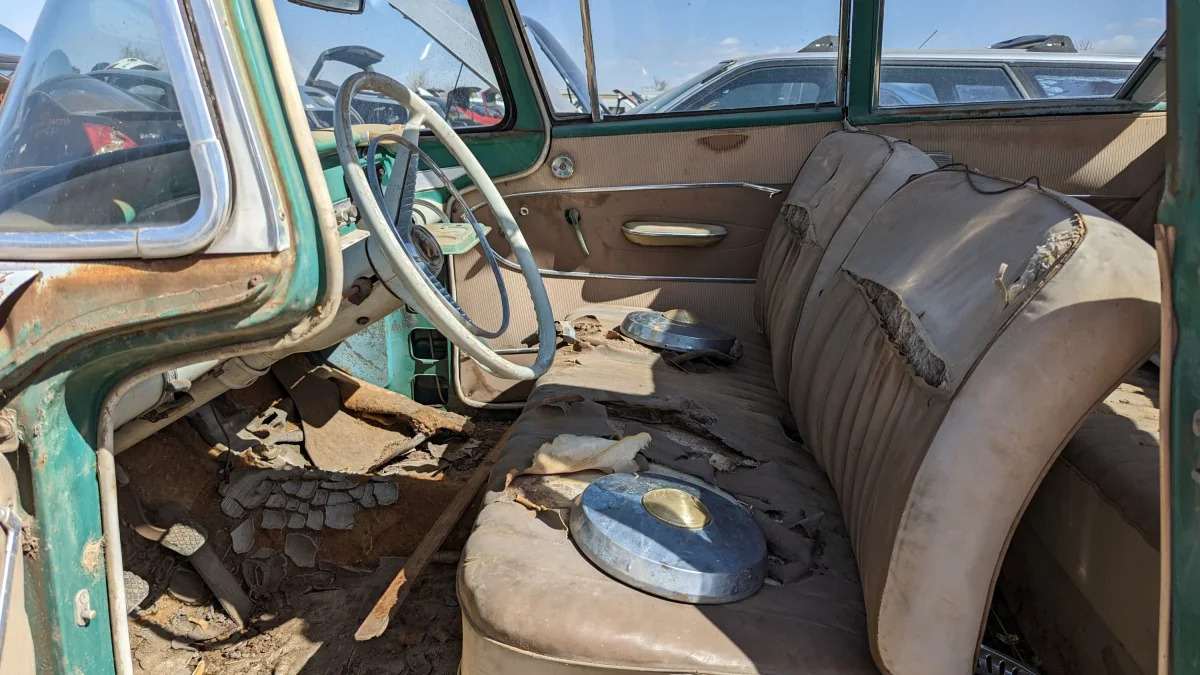 43 - 1957 Opel Olympia Rekord P in Colorado junkyard - photo by Murilee Martin