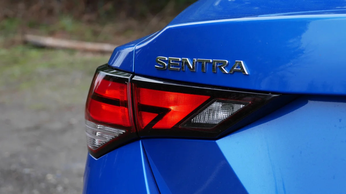 2020 Nissan Sentra badge