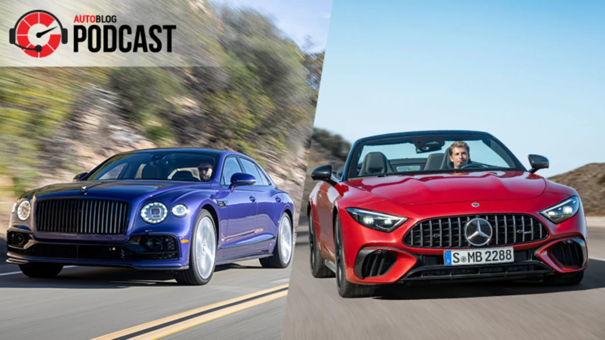 2022 Bentley Flying Spur Hybrid, Mercedes SL and EQS | Autoblog Podcast #714