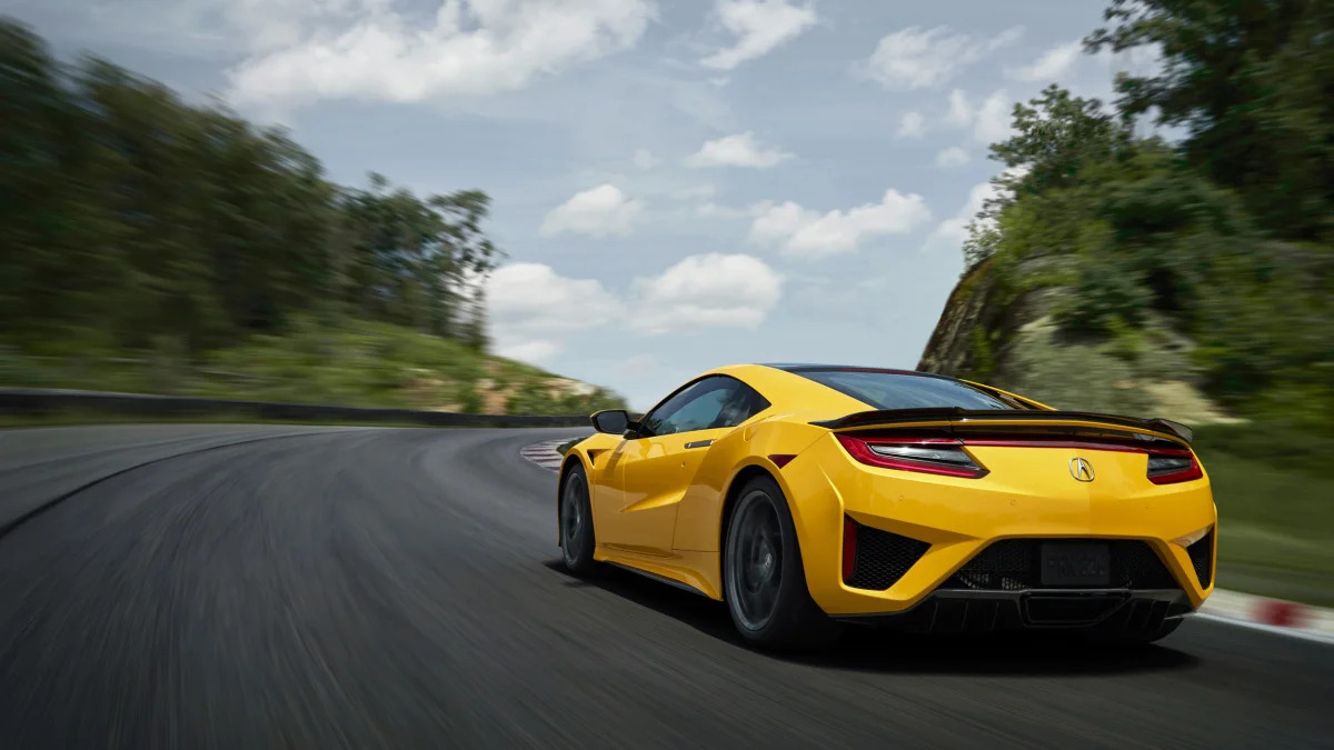 2020 NSX featuring Indy Yellow Pearl