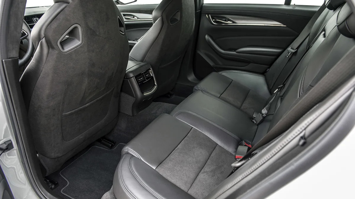 2016 Cadillac CTS-V rear seats