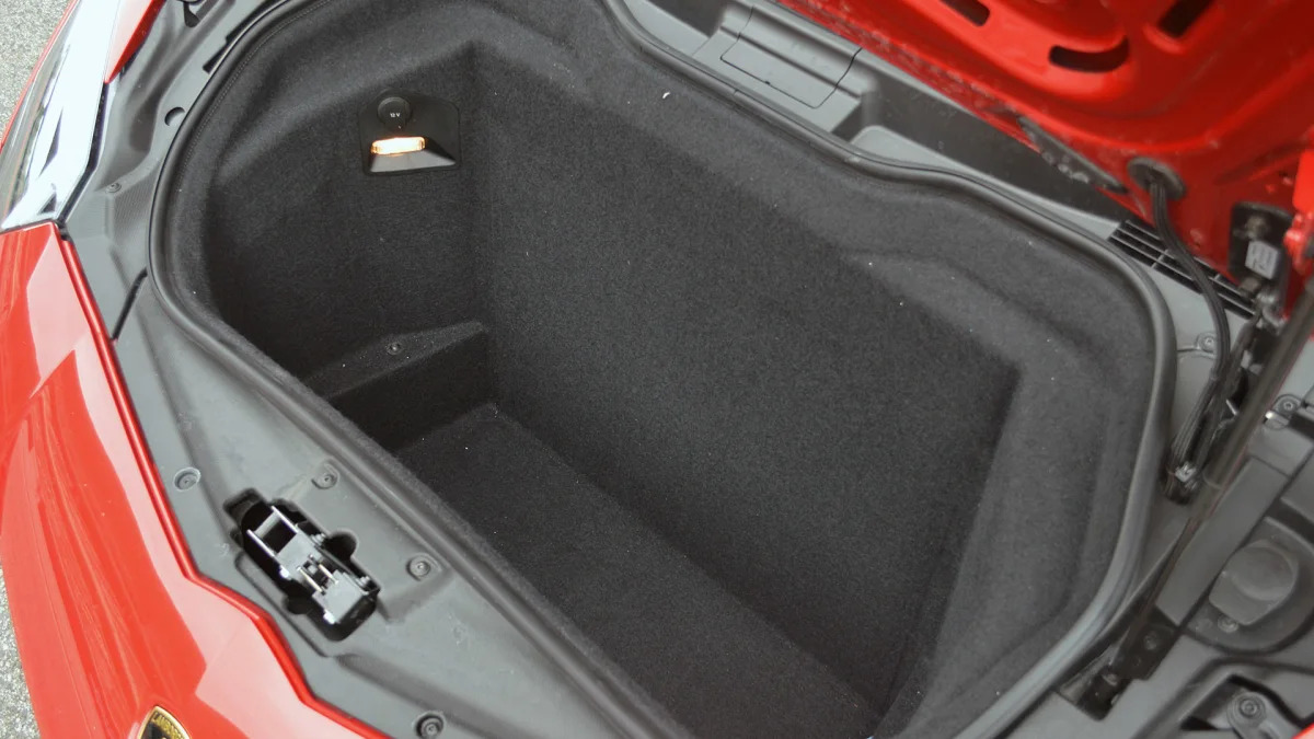 2016 Lamborghini Aventador LP 750-4 Superveloce front cargo area