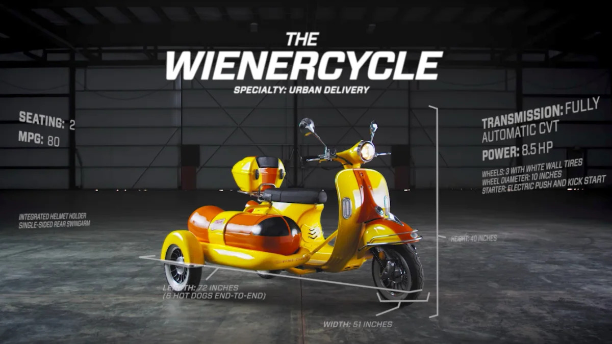 The Two-Wheeled Wienercycle