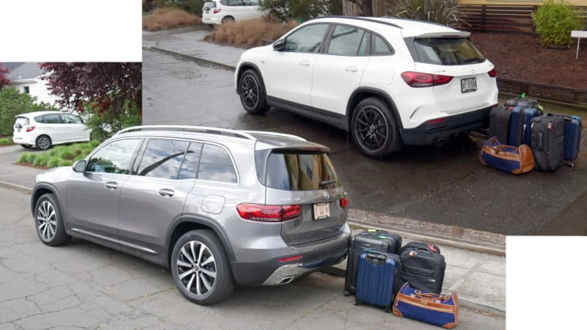 Mercedes-Benz GLB vs GLA Luggage Test | How much bigger is the box?