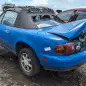 39 - 1992 Mazda MX-5 Miata in Colorado junkyard - photo by Murilee Martin