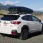 2021 Subaru Crosstrek Sport rear with Yakima CBX Solar