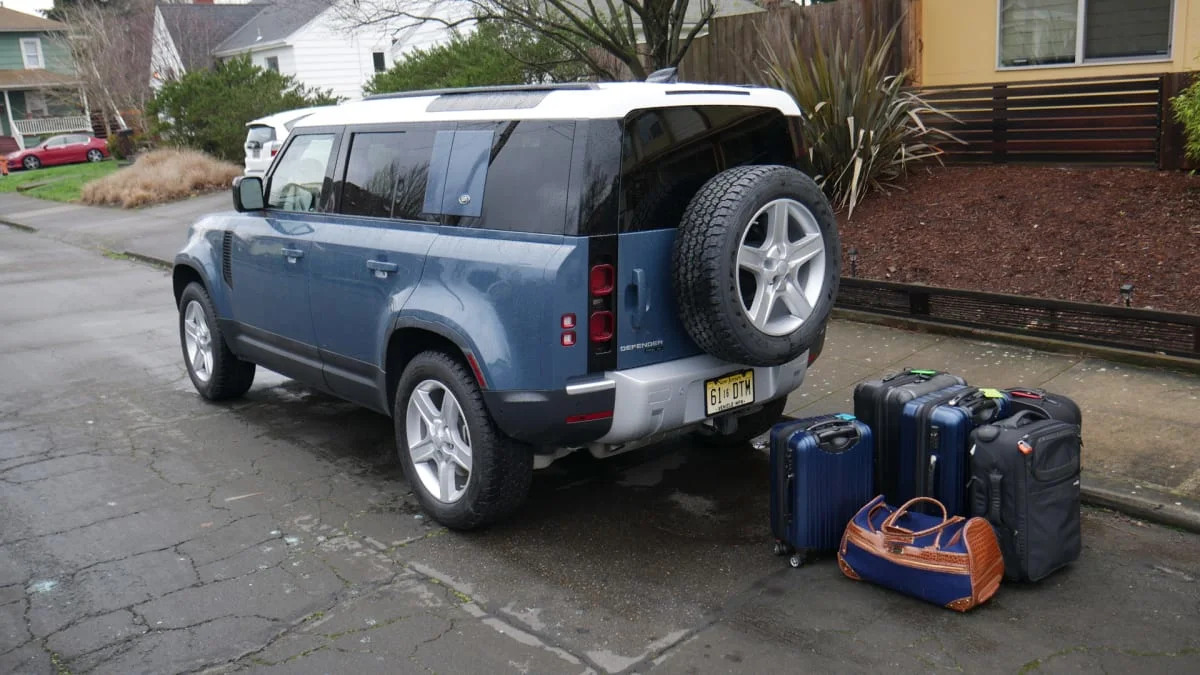 Land Rover Defender 110 Luggage Test