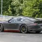 Porsche 911 spied at the Nurburgring rear 3/4