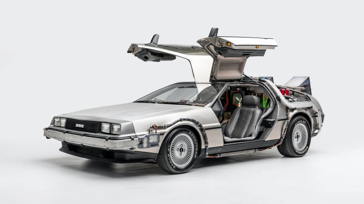 "Back to the Future" DeLorean time machine
