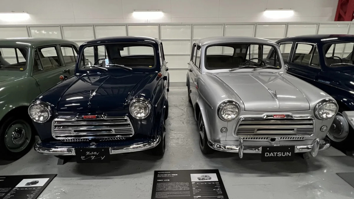 A pair of 1958 Datsun 1000 Sedans