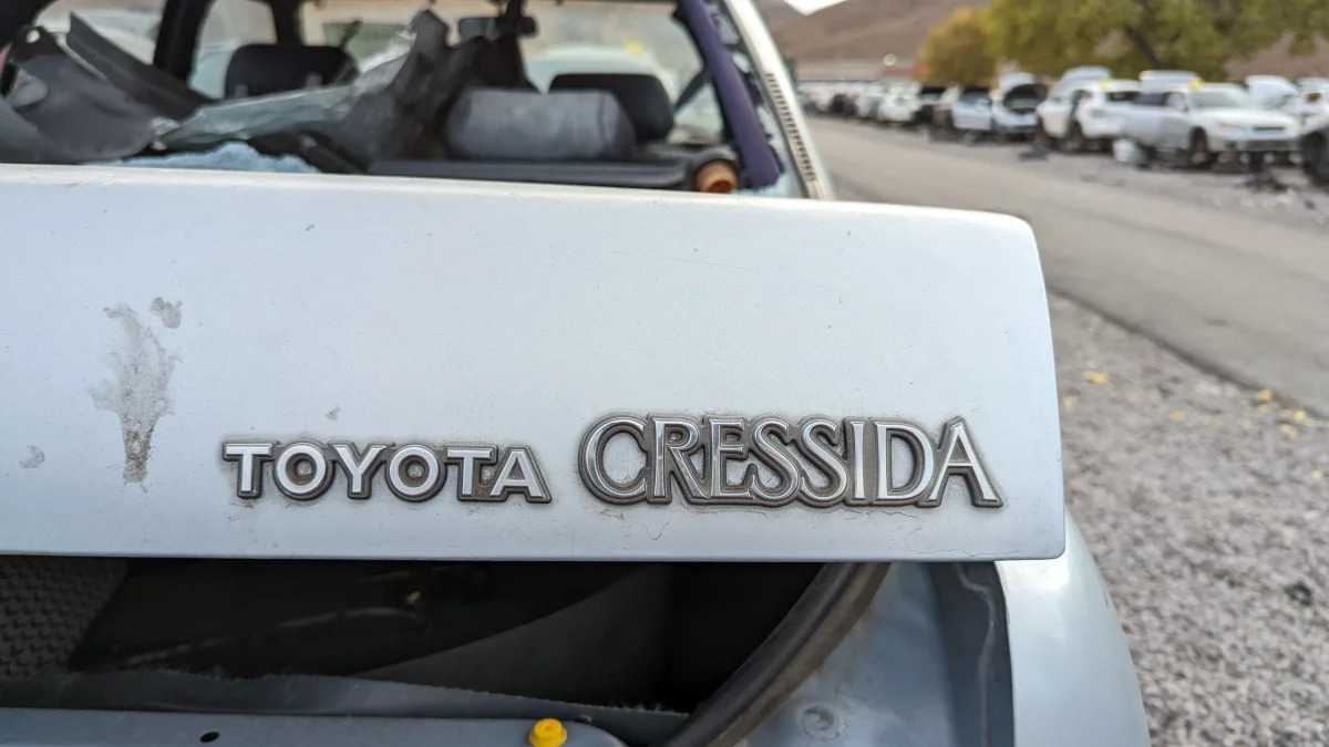 35 - 1991 Toyota Cressida in Nevada junkyard - photo by Murilee Martin