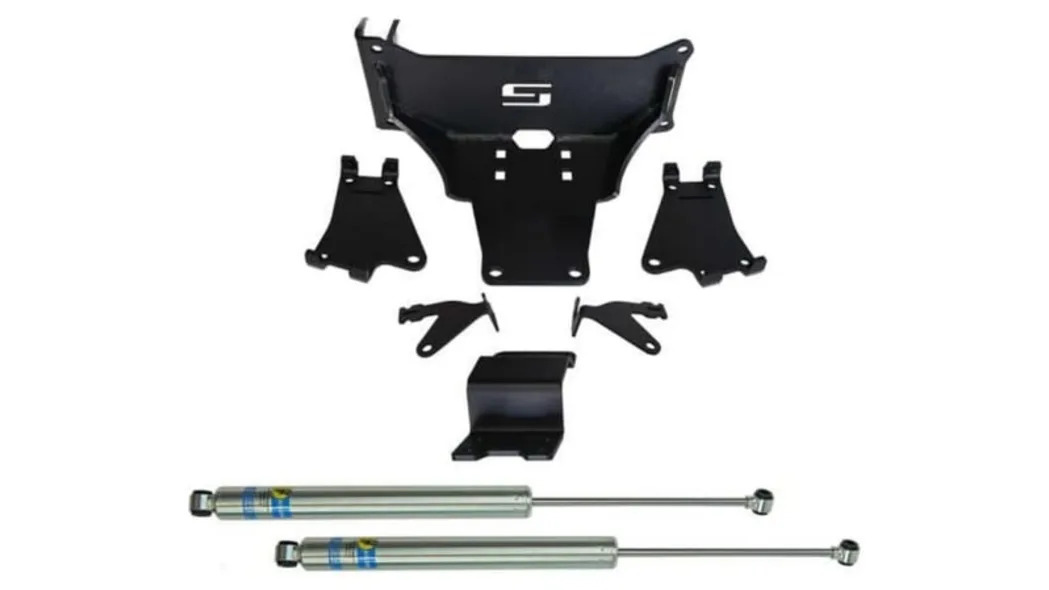 Superlift Dual Stabilizer Kit With Bilstein 5100 Series Cylinders With No Lift To Any Lift Height 1 EDITED1