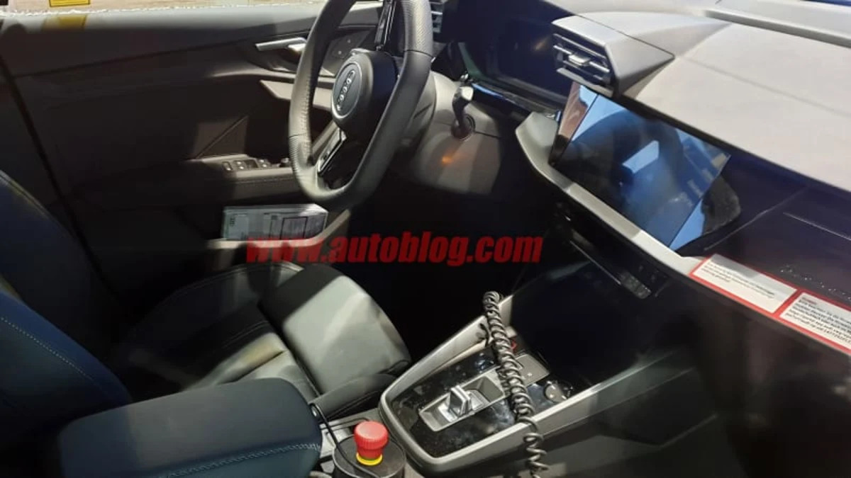 2021 Audi S3 interior exposed in spy photos, polarizes opinions