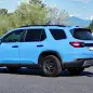 2023 Honda Pilot TrailSport in Bend with rack extended rear three quarter