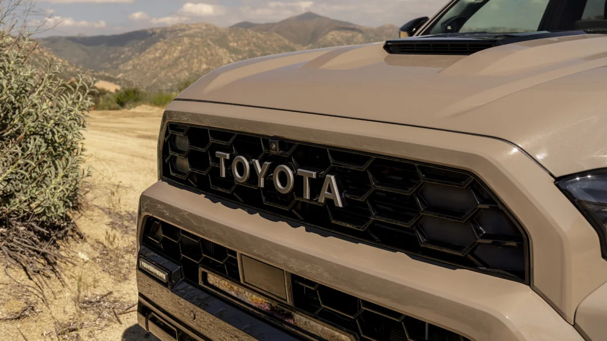 2025 Toyota 4Runner TRD Pro grille detail