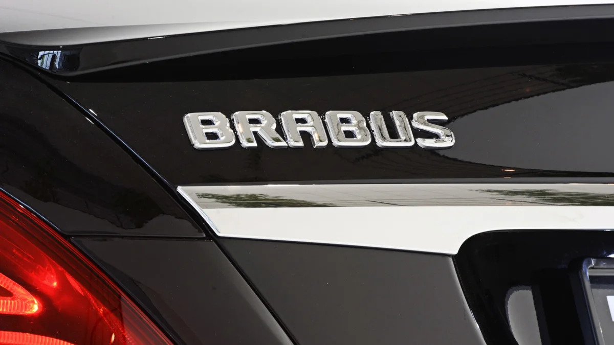Brabus PowerXtra B50 Hybrid trunklid nameplate
