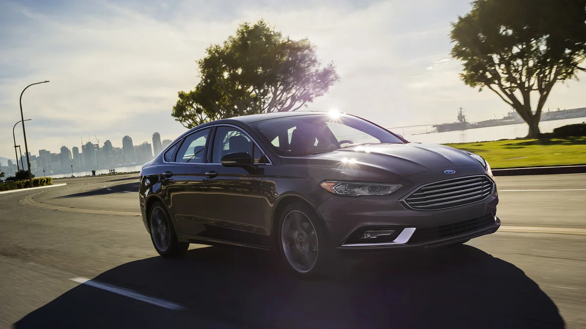 2017 Ford Fusion front corner view