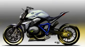 BMW Concept Roadster Motorcycle - Sketches