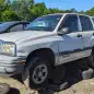 99 - 2003 Chevrolet Tracker in North Carolina junkyard - photo by Murilee Martin