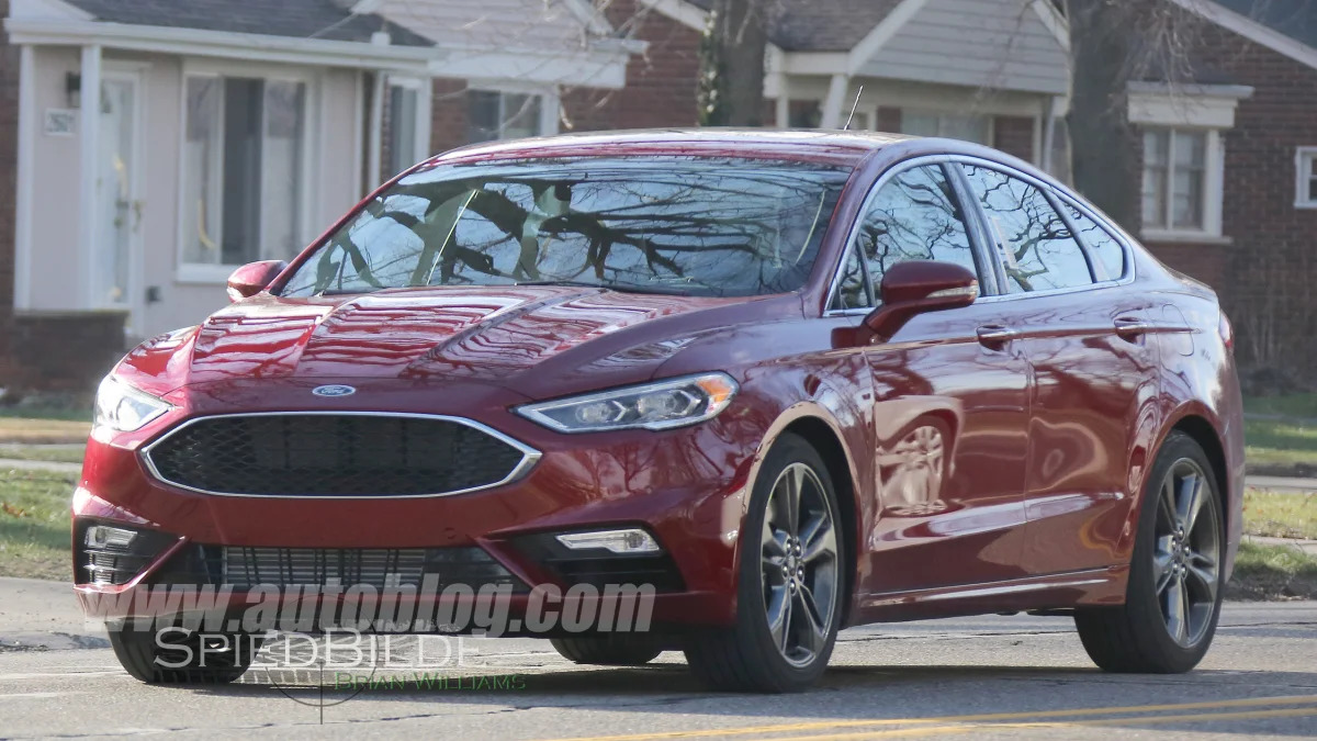 2017 Ford Fusion spy shots in Dearborn