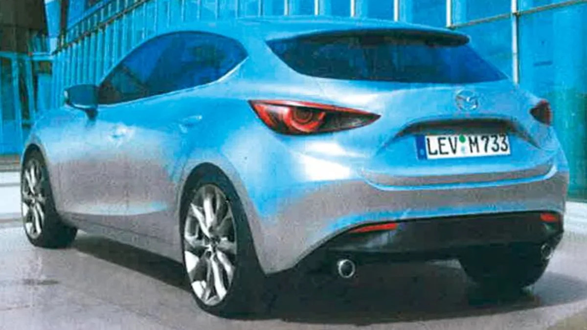 2014 Mazda Mazda3 digital renderings
