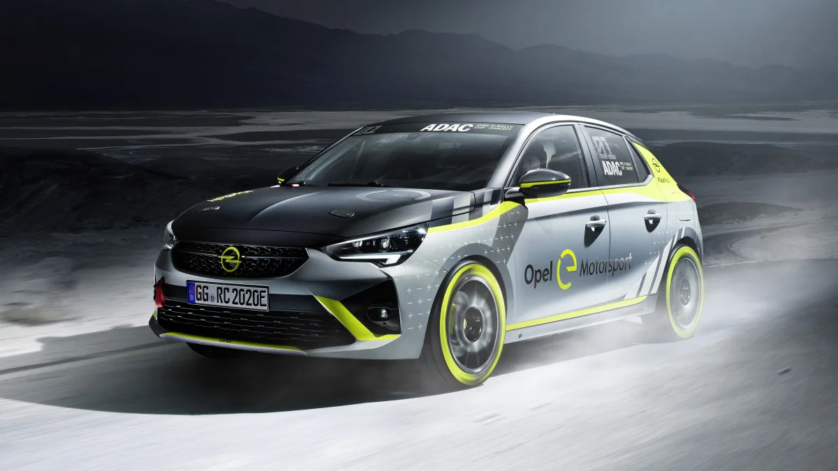 Opel Corsa-e rally car