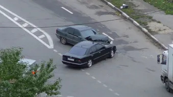 Crashes at Moscow intersection