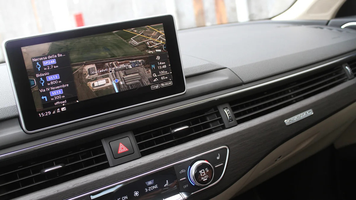 2017 Audi A4 navigation system