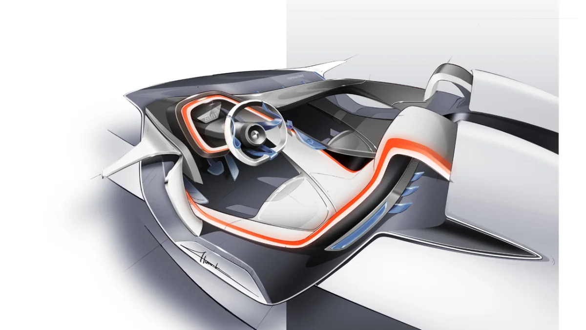 BMW Vision ConnectedDrive - Interior sketch (02/2011)