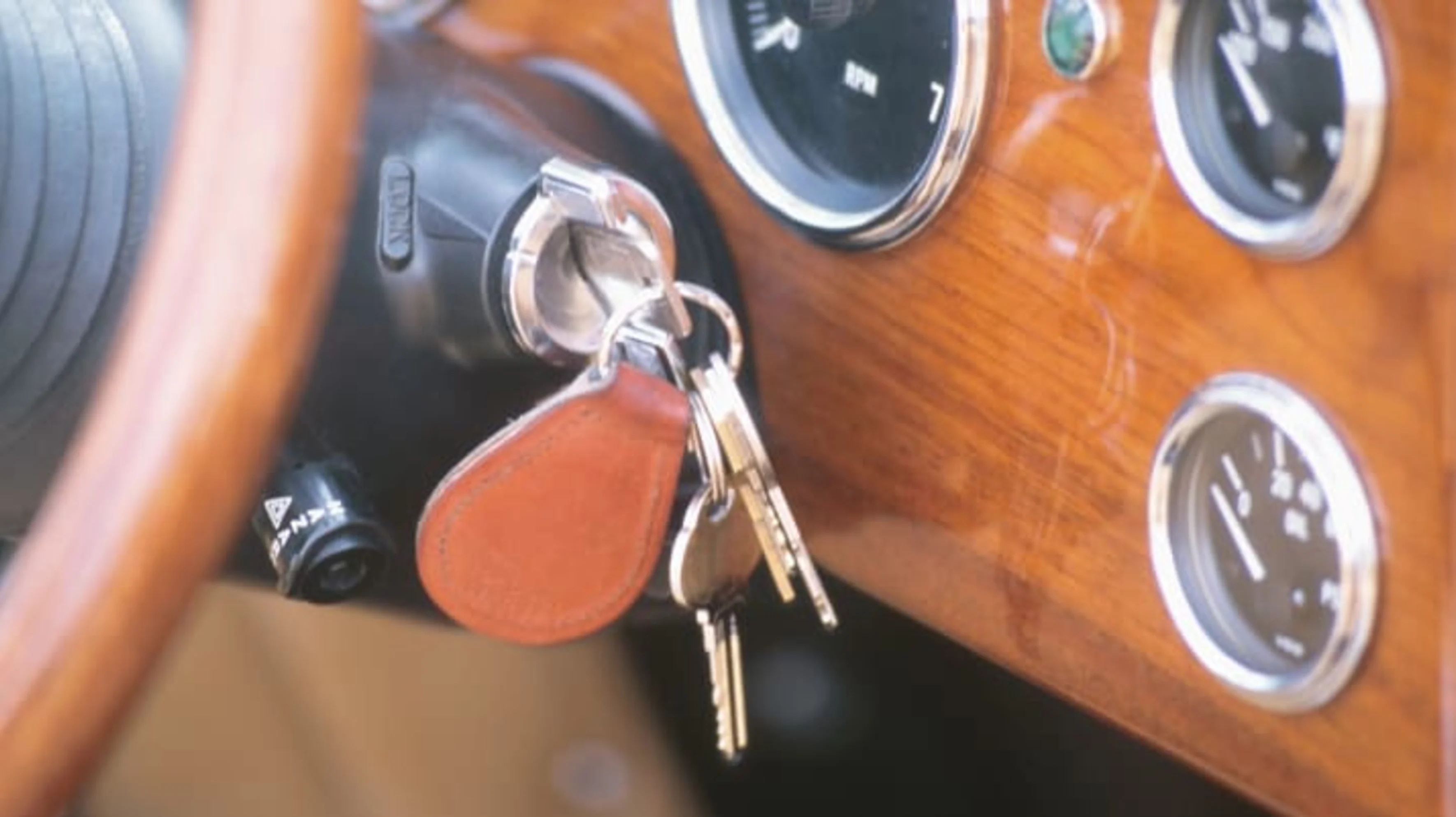 Car keys in ignition
