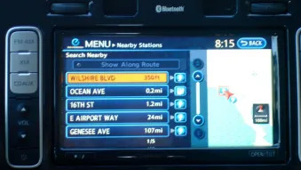 Nissan Leaf Info Screens