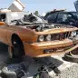 00 - 1989 BMW 635CSi in California wrecking yard - photo by Murilee Martin