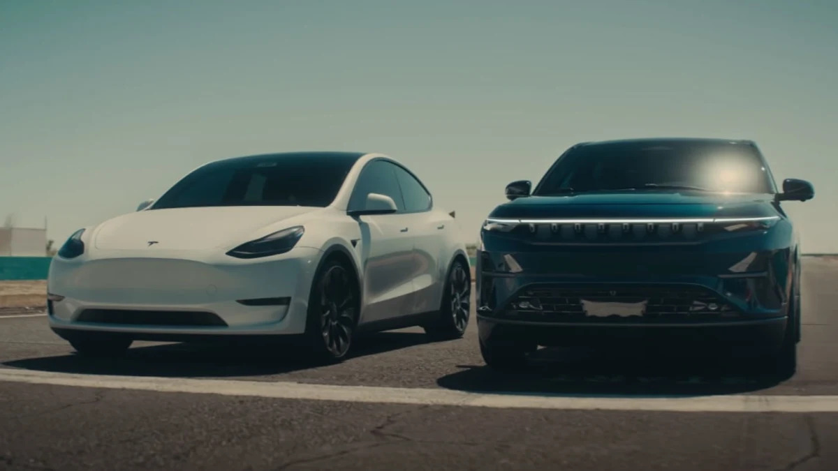Jeep Wagoneer S EV gets first teaser video, Model Y gets a cameo