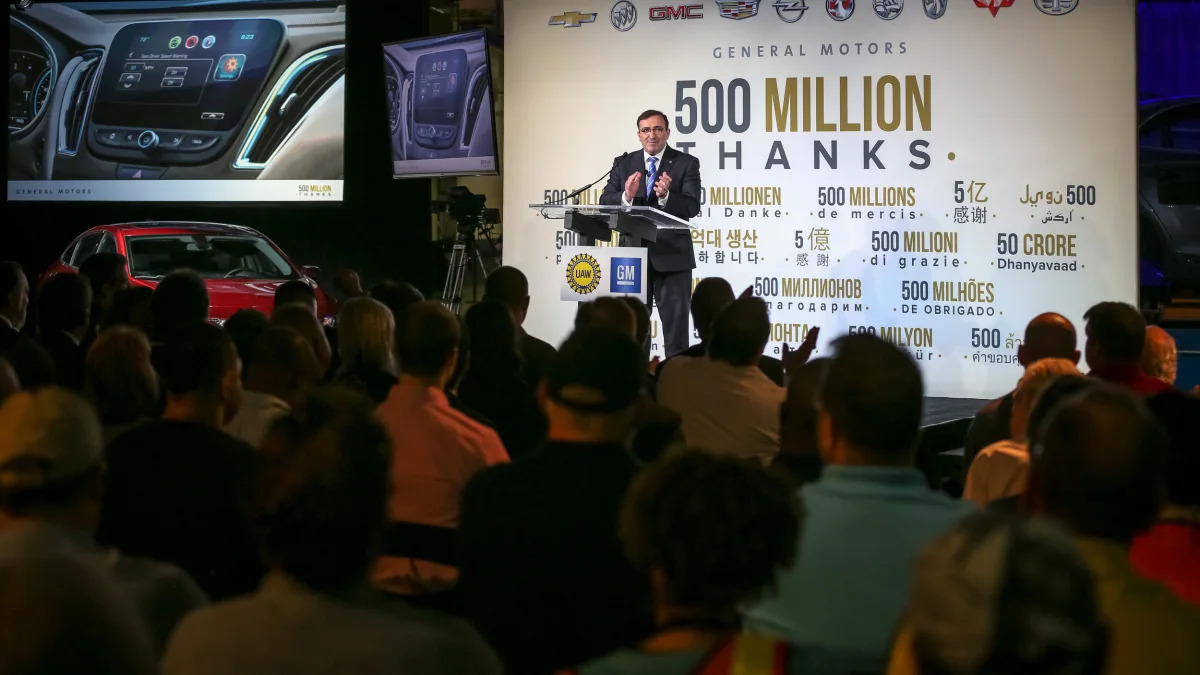 gm thanks workers for 500 million