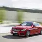 The 2016 Mercedes C-Class Coupe, front three-quarter high.