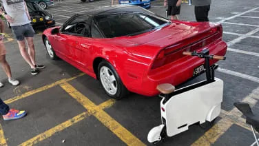 1991 Acura NSX Luggage Test: Will a Motocompacto fit in the trunk?