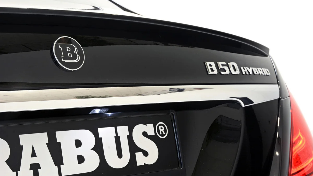 Brabus Mercedes PowerXtra B50 Hybrid nameplate