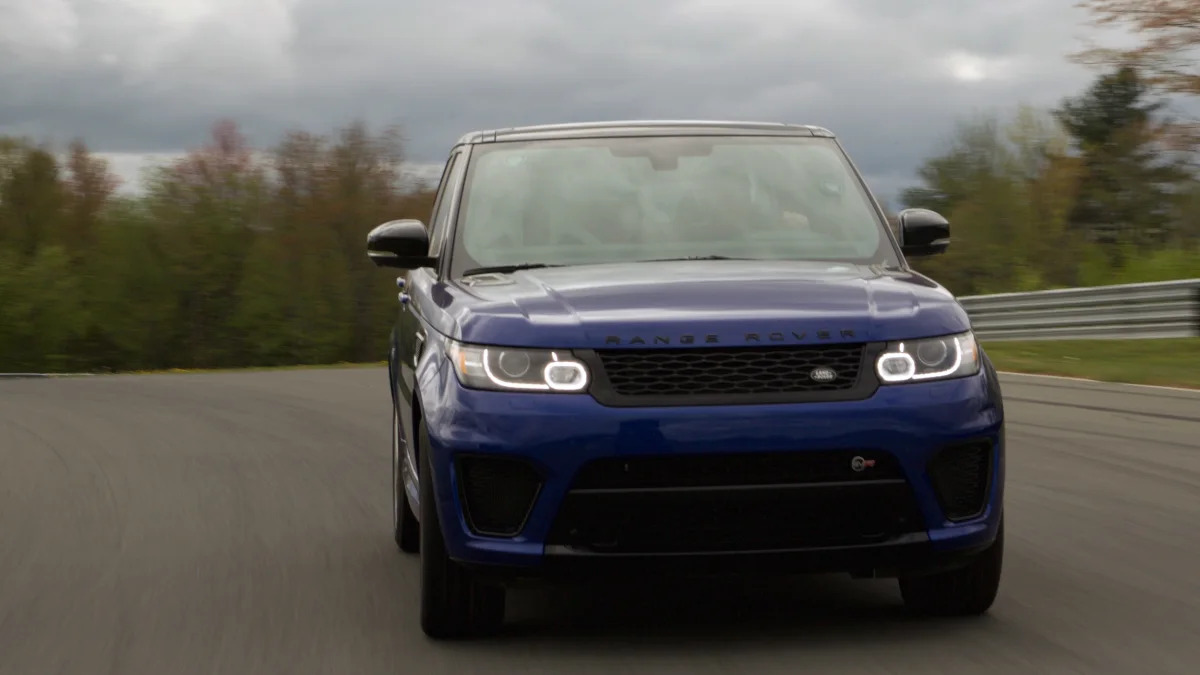 2015 Land Rover Range Rover Sport SVR driving