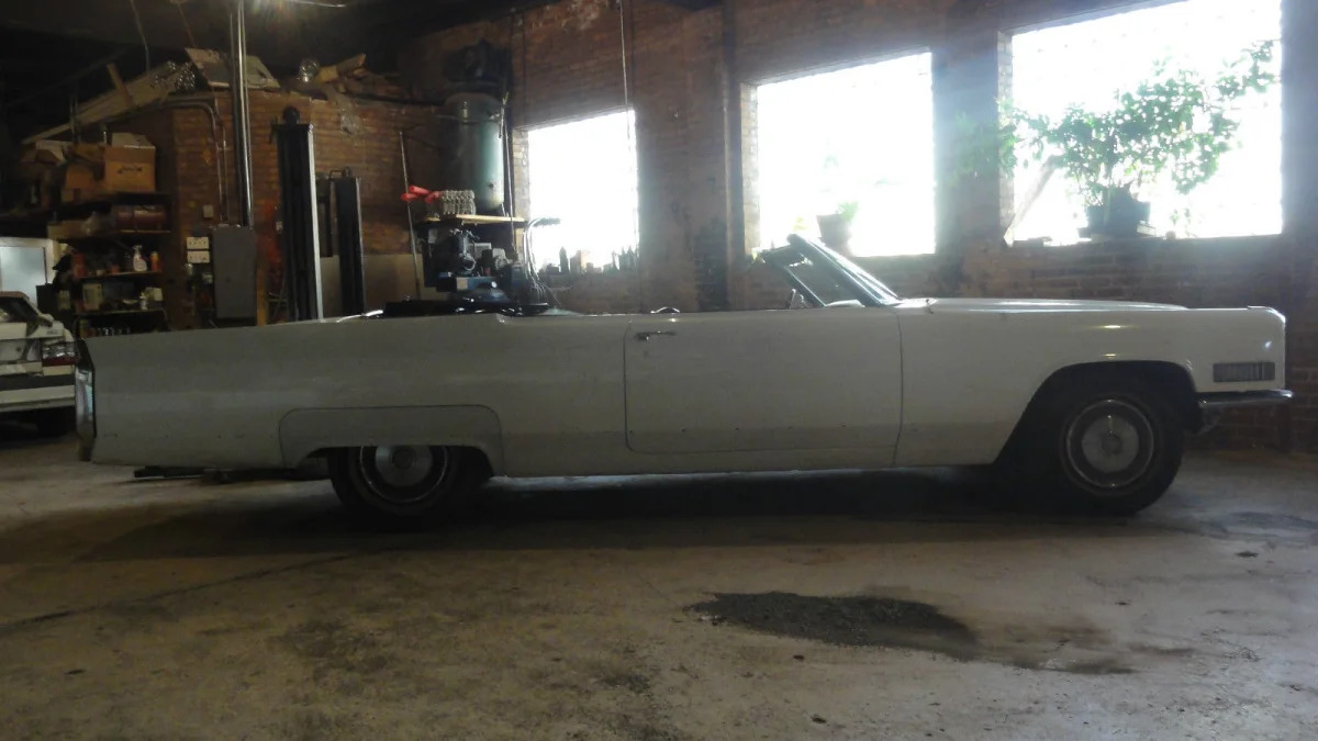 1966 cadillac eldorado convertible side profile